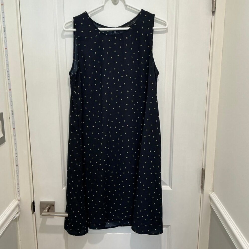 Halogen Sleeveless Dress, size Medium, Navy Blue excellent condition
